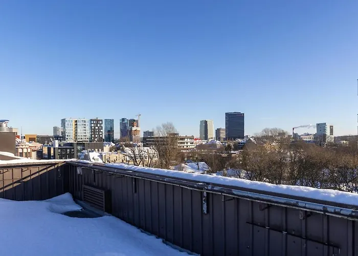 Daire Cozy 2br Oldtown Rooftop Views